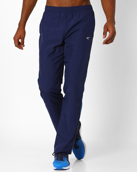 Buy Navy Blue PERFORMAX QuickDry Woven Track Pants | AJIO